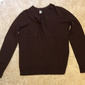 Classic flattering rich warm brown sweater